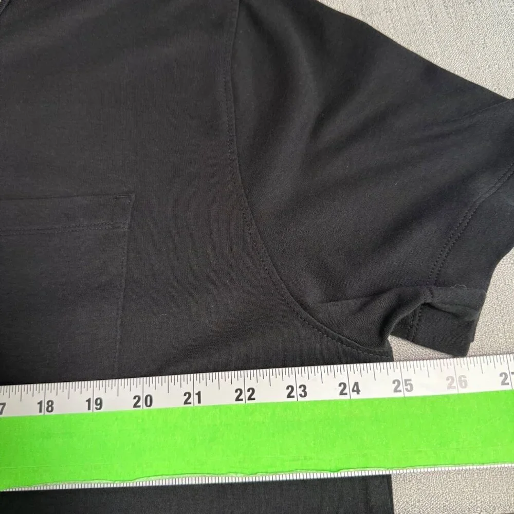 Banana Republic Luxury Touch Button Down Shirt XL Black Polo‎ Collar Preppy